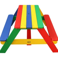 Table pique-nique Nick avec Parasol arc-en-ciel Axi