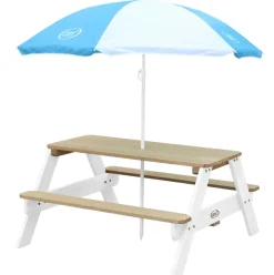 Table pique-nique Nick en bois avec Parasol Axi