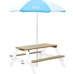 Table pique-nique Nick en bois avec Parasol Axi