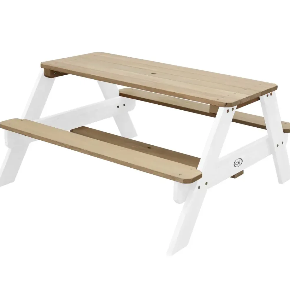 Table pique-nique Nick en bois avec Parasol Axi