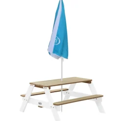Table pique-nique Nick en bois avec Parasol Axi