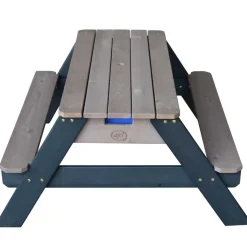 Table Sable Eau Nick anthracite avec parasol d’Axi
