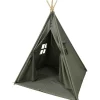 Tente tipi grise pour enfant bois FSC et coton Alba de Sunny