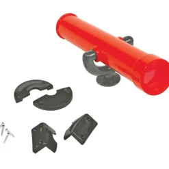 Télescope en plastique Axi rouge