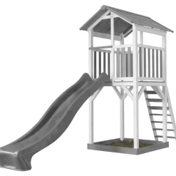 Tour de jeu Beach Tower Axi avec toboggan bleu