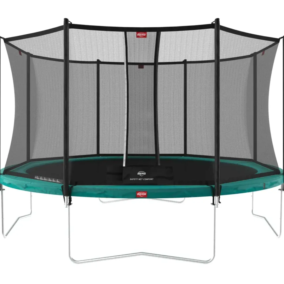 Trampoline 430 BERG noir Regular Favorit et filet + Echelle offerte