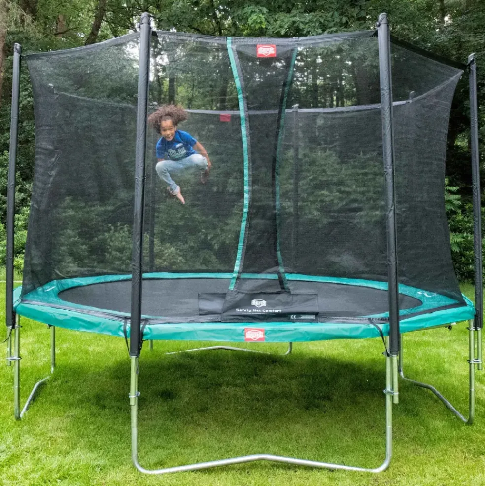 Trampoline 430 BERG noir Regular Favorit et filet + Echelle offerte