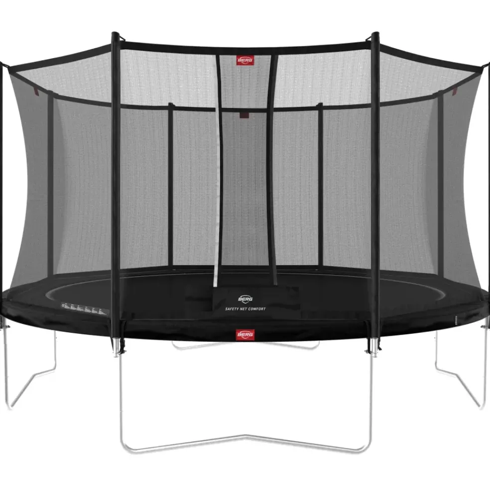 Trampoline 430 BERG noir Regular Favorit et filet + Echelle offerte