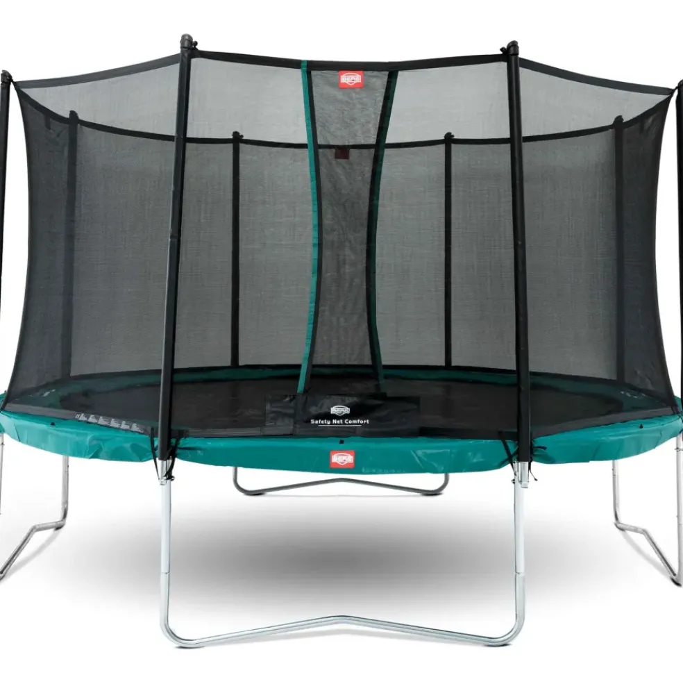 Trampoline 380 BERG noir Regular Favorit et filet + Echelle offerte