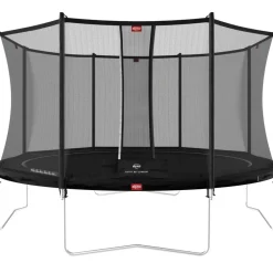 Trampoline 380 BERG noir Regular Favorit et filet + Echelle offerte