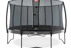 Trampoline 380 cm BERG Elite Gris et filet + Echelle offerte