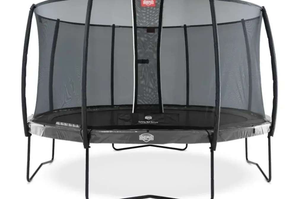 Trampoline 430 cm BERG Elite Gris et filet + Echelle offerte