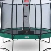 Trampoline 330 cm BERG Elite vert et filet + Echelle offerte