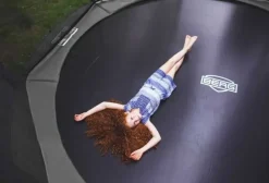 Trampoline 380 cm gris BERG Champion et filet + Echelle offerte