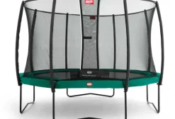 Trampoline 430 cm vert BERG Champion et filet + Echelle offerte