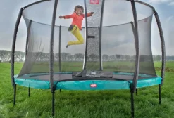 Trampoline 380 cm vert BERG Champion et filet + Echelle offerte