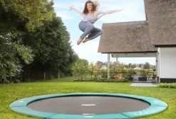 Trampoline 430 cm Vert FlatGround Champion BERG