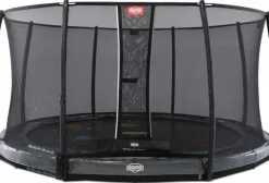 Trampoline BERG InGround Elite Gris 430 Levels + Filet