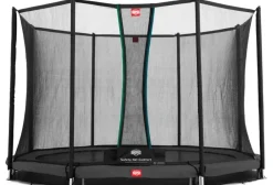 Trampoline enterré Gris 380cm Favorit + filet - BERG