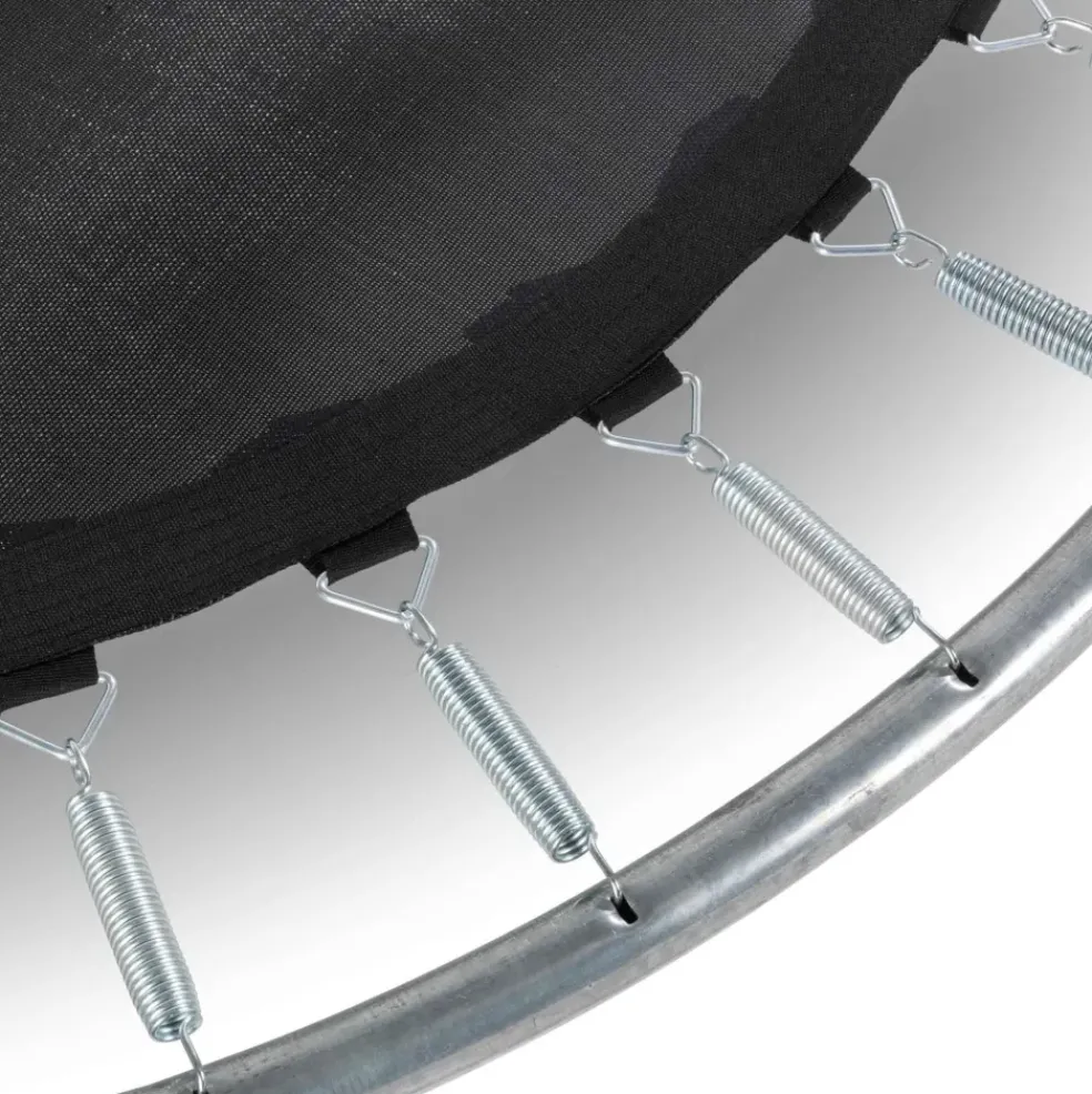 Trampoline enterré rond 244cm noir et filet de sécurité Sihouette EXIT