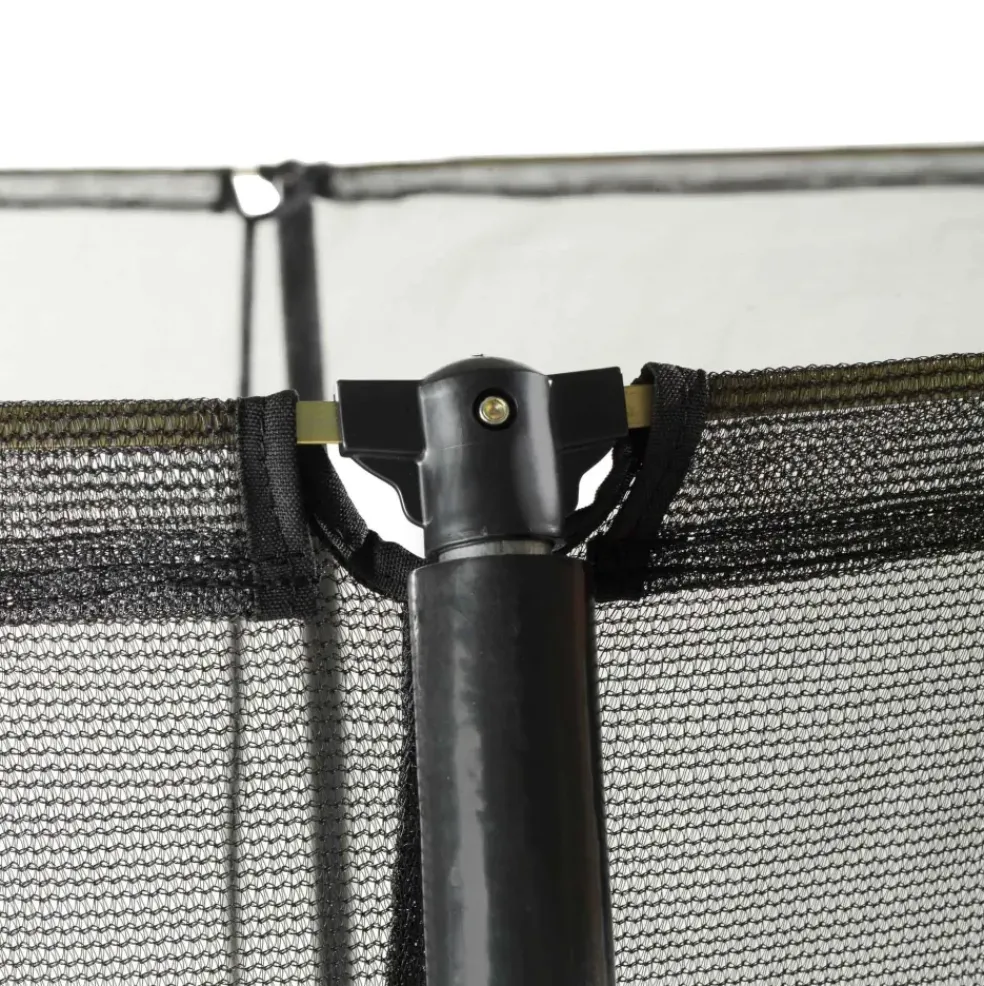 Trampoline enterré rond 244cm noir et filet de sécurité Sihouette EXIT