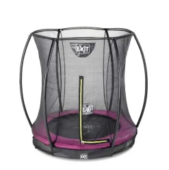Trampoline enterré rond 183cm noir et filet de sécurité Sihouette EXIT