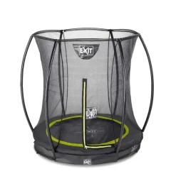 Trampoline enterré rond 183cm noir et filet de sécurité Sihouette EXIT