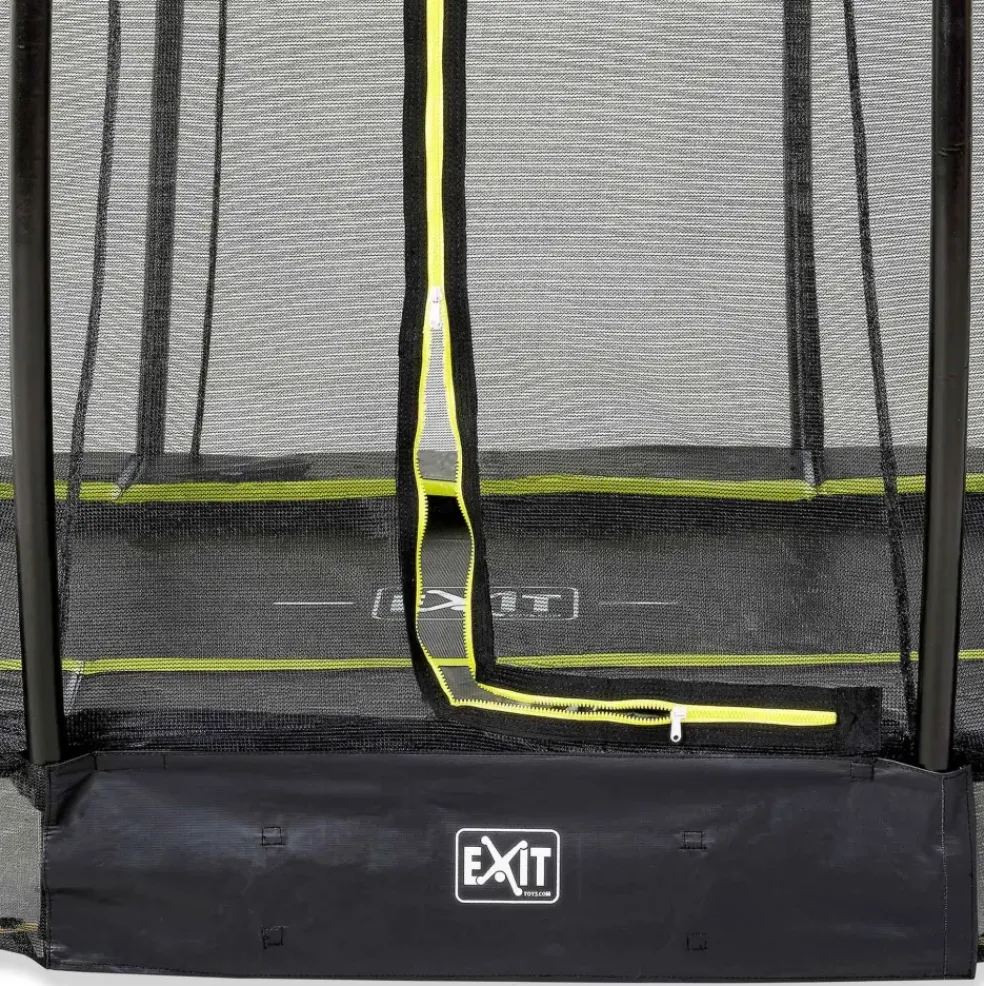 Trampoline enterré rond 183cm noir et filet de sécurité Sihouette EXIT