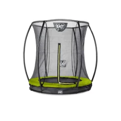 Trampoline enterré rond 183cm noir et filet de sécurité Sihouette EXIT
