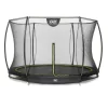 Trampoline enterré rond 305cm noir et filet de sécurité Sihouette EXIT