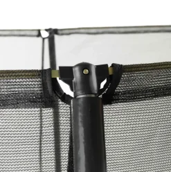 Trampoline enterré 244x366cm noir et filet de sécurité Sihouette EXIT