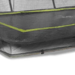 Trampoline enterré 244x366cm noir et filet de sécurité Sihouette EXIT