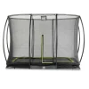 Trampoline enterré 214x305cm noir et filet de sécurité Sihouette EXIT