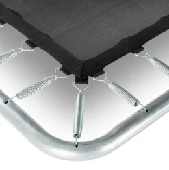 Trampoline enterré 214x305cm noir et filet de sécurité Sihouette EXIT