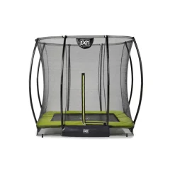 Trampoline enterré 153x214cm noir et filet de sécurité Sihouette EXIT