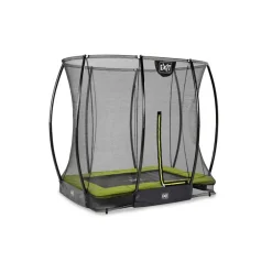 Trampoline enterré 153x214cm noir et filet de sécurité Sihouette EXIT