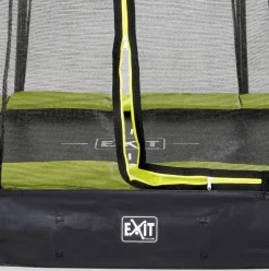 Trampoline enterré 153x214cm noir et filet de sécurité Sihouette EXIT