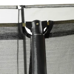 Trampoline enterré 153x214cm noir et filet de sécurité Sihouette EXIT