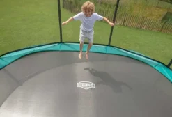 Trampoline ovale vert 470 BERG Champion et filet + Echelle offerte