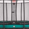 Trampoline rectangle vert enterré 330 Champion + filet - BERG