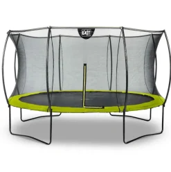 Trampoline sur pieds rond 427cm noir et filet de sécurité Sihouette EXIT
