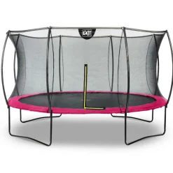 Trampoline sur pieds rond 427cm noir et filet de sécurité Sihouette EXIT