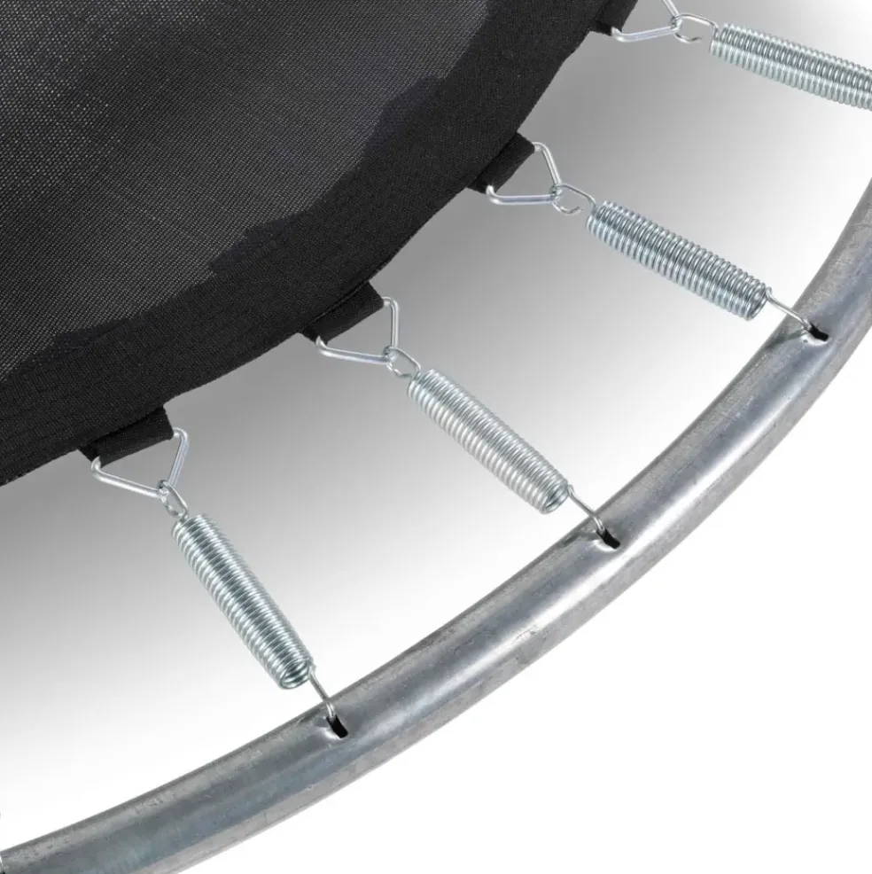 Trampoline sur pieds rond 305cm noir et filet de sécurité Sihouette EXIT