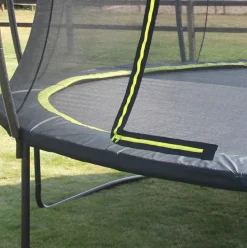 Trampoline sur pieds rond 305cm noir et filet de sécurité Sihouette EXIT