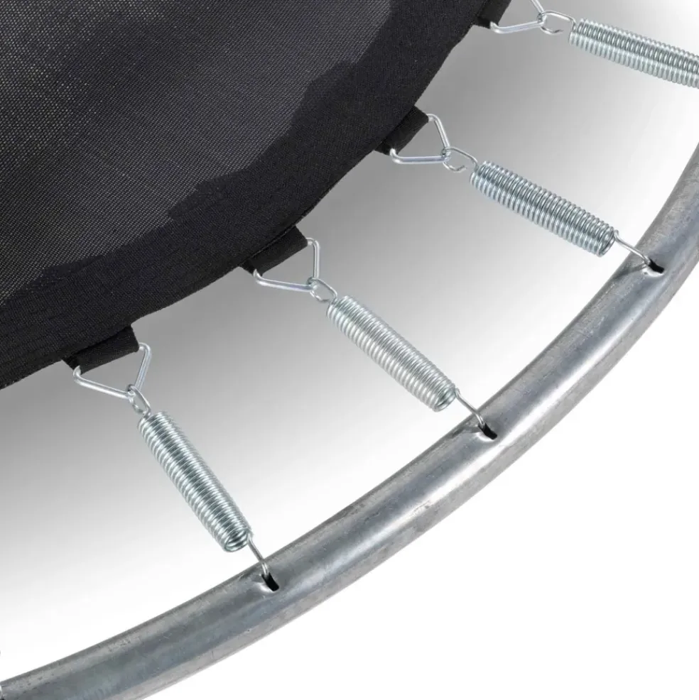 Trampoline sur pieds rond 305cm noir et filet de sécurité Sihouette EXIT