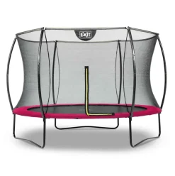Trampoline sur pieds rond 366cm noir et filet de sécurité Sihouette EXIT