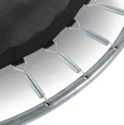 Trampoline sur pieds rond 244cm noir et filet de sécurité Sihouette EXIT