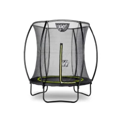 Trampoline sur pieds rond 244cm noir et filet de sécurité Sihouette EXIT