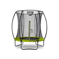 Trampoline sur pieds rond 244cm noir et filet de sécurité Sihouette EXIT