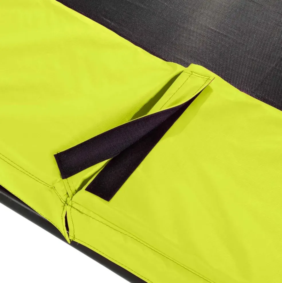 Trampoline sur pieds 153x214cm noir et filet de sécurité Sihouette EXIT